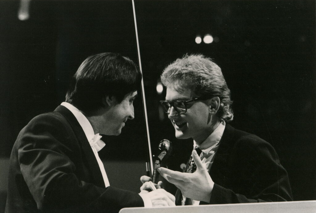 Wolfgang Göllner mit Ricardo Muti